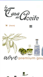 Mobile Screenshot of casadelaceite.com